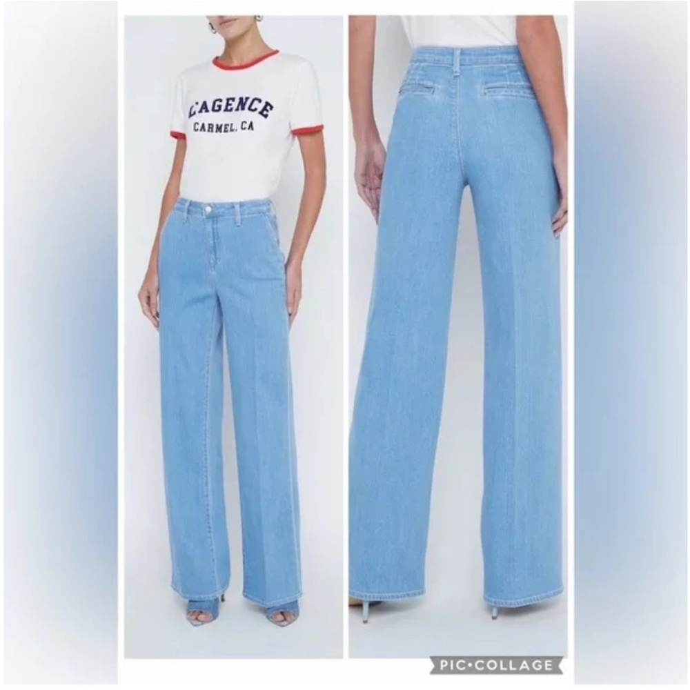 NEW L’Agence Weston High Rise Wide Leg trouser jeans - Womens size 32